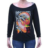 Black Market Art Company LIfe's Journey Women's Unfinished Scoop Neck Sweatshirt - Black Market Art Company - Flyclothing LLC