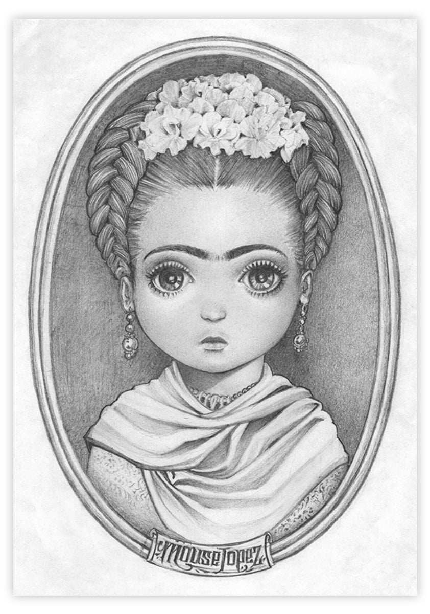 Black Market Art Company Lil Frida Print - Black Market Art Company - Flyclothing LLC