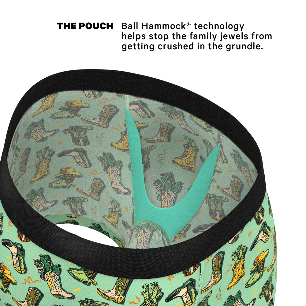 The Line Dance | Cowboy Boots Ball Hammock® Pouch Underwear - Shinesty - Flyclothing LLC