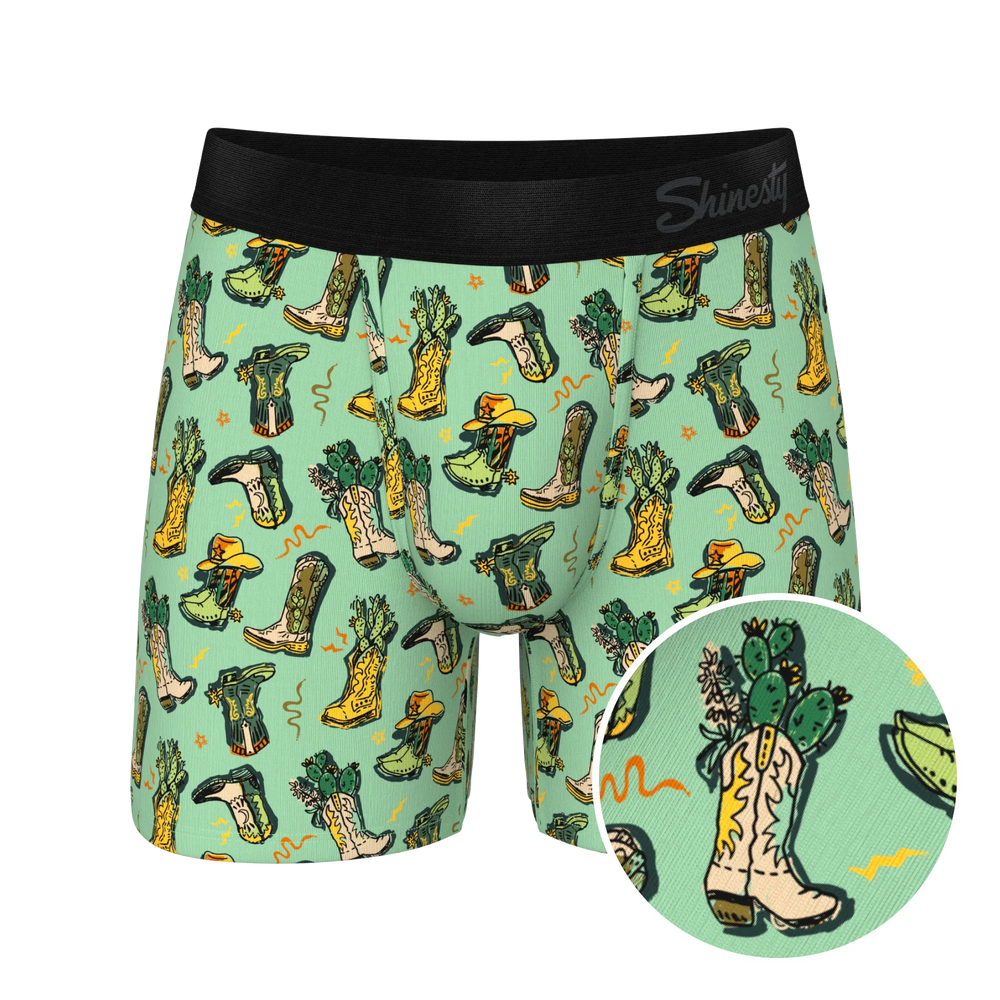 The Line Dance | Cowboy Boots Ball Hammock® Pouch Underwear - Shinesty - Flyclothing LLC