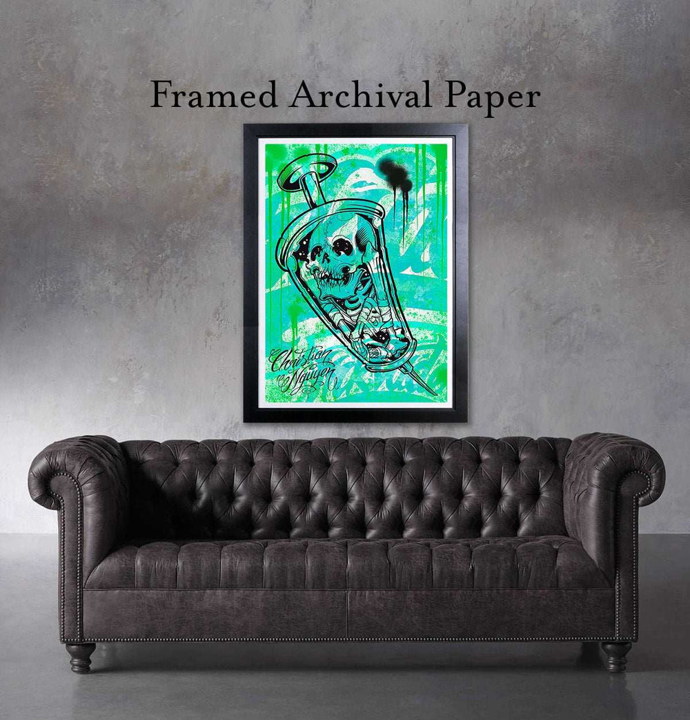 Black Market Art Company Liquid Death Print - Black Market Art Company - Flyclothing LLC