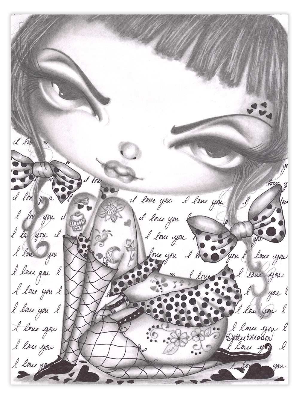 Black Market Art Company Little Chanel Print - Black Market Art Company - Flyclothing LLC