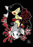 Black Market Art Company Little Miss Koi Print - Black Market Art Company - Flyclothing LLC