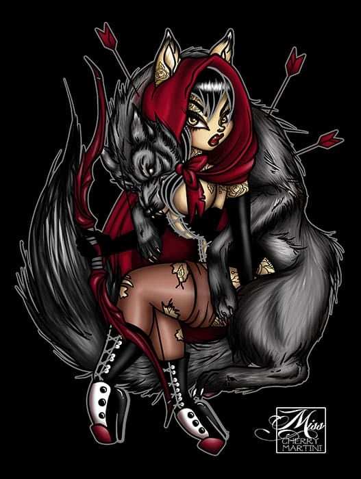 Black Market Art Company Little Red Print - Black Market Art Company - Flyclothing LLC