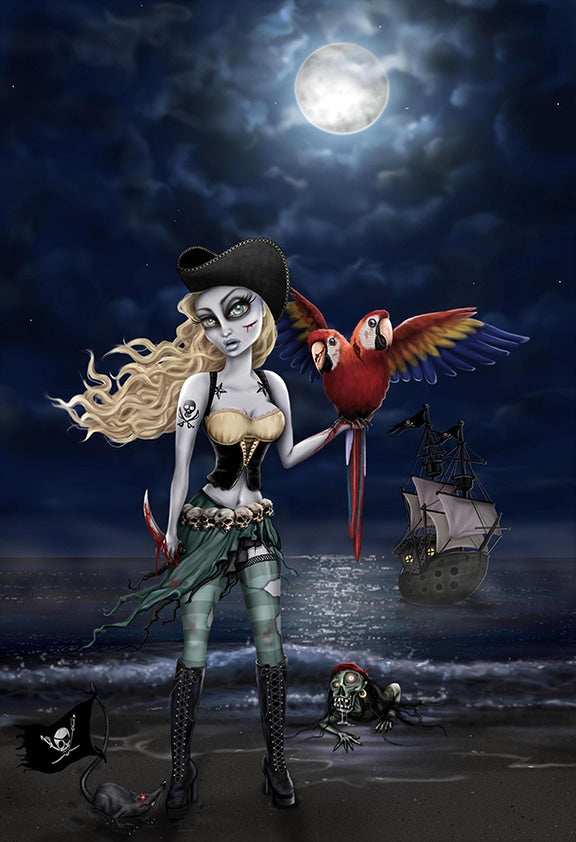 Black Market Art Company Living Dead Sea Print - Black Market Art Company - Flyclothing LLC