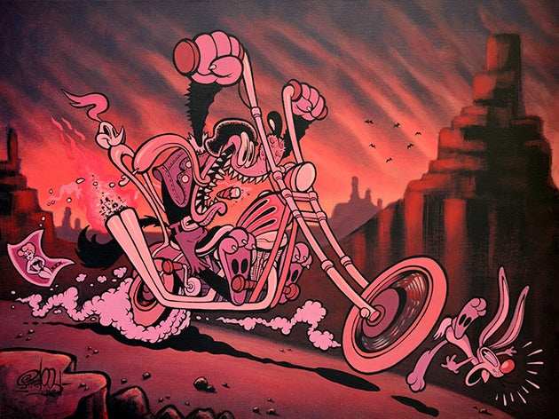 Black Market Art Company Lone Wolf Print - Black Market Art Company - Flyclothing LLC