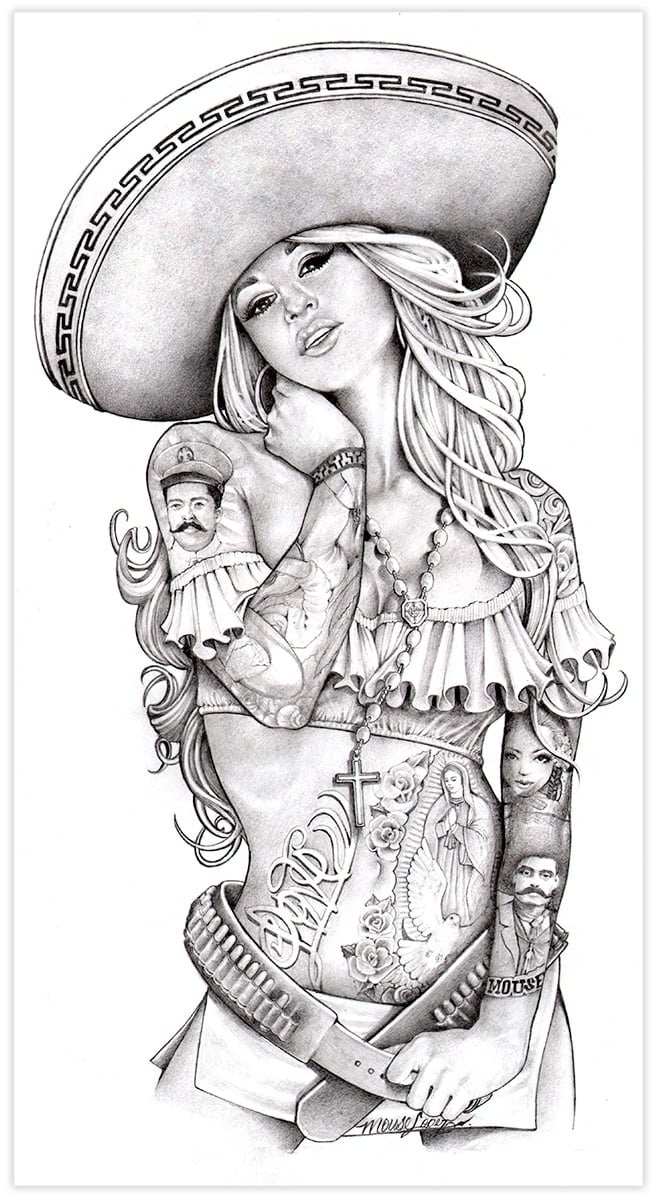 Black Market Art Company Love Charra Print - Black Market Art Company - Flyclothing LLC