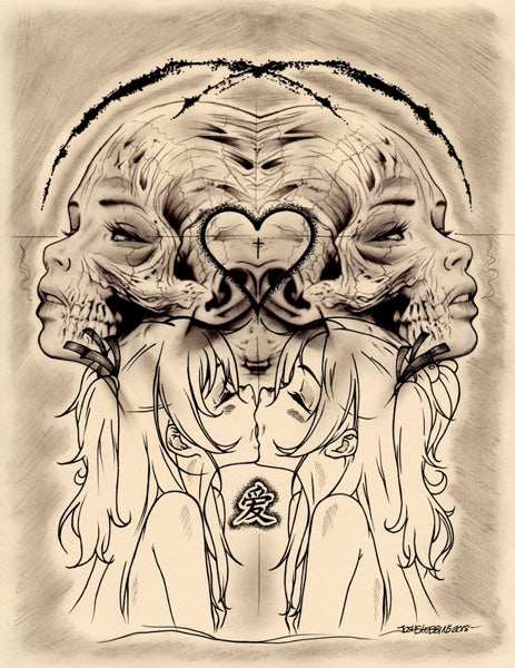 Black Market Art Company Love Thy Self Print - Black Market Art Company - Flyclothing LLC