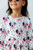 Love You Spots L/S Pocket Twirl Dress