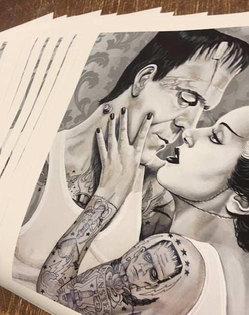 Black Market Art Company Love You to Death Limited Edition Gallery Quality Archival Paper Print Print - Black Market Art Company - Flyclothing LLC