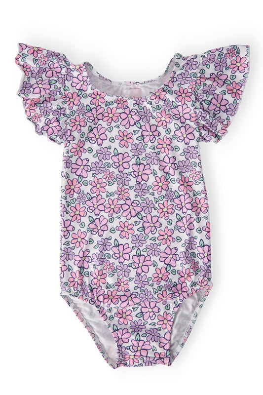 Lovely Lavender S/S Flutter Sleeve Leotard - Mila & Rose ® - Flyclothing LLC
