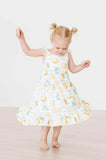 Lovely Lemons Ruffle Maxi Dress - Mila & Rose ® - Flyclothing LLC