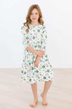 Luck of the Irish 3/4 Sleeve Pocket Twirl Dress - Mila & Rose ® - Flyclothing LLC
