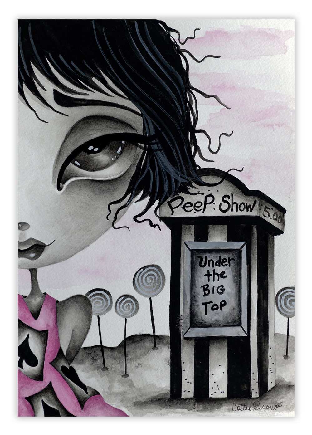 Black Market Art Company Lulu & the Peep Show Print - Black Market Art Company - Flyclothing LLC