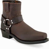 Old West Brown Men's Square Toe Harness Boots - Old West - Flyclothing LLC