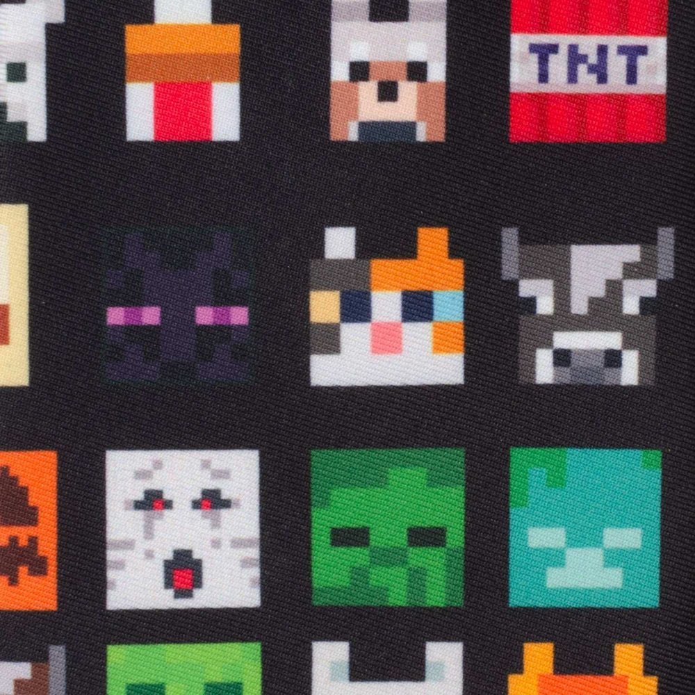 Minecraft Character Black Men's Tie - Cufflinks.com - Flyclothing LLC