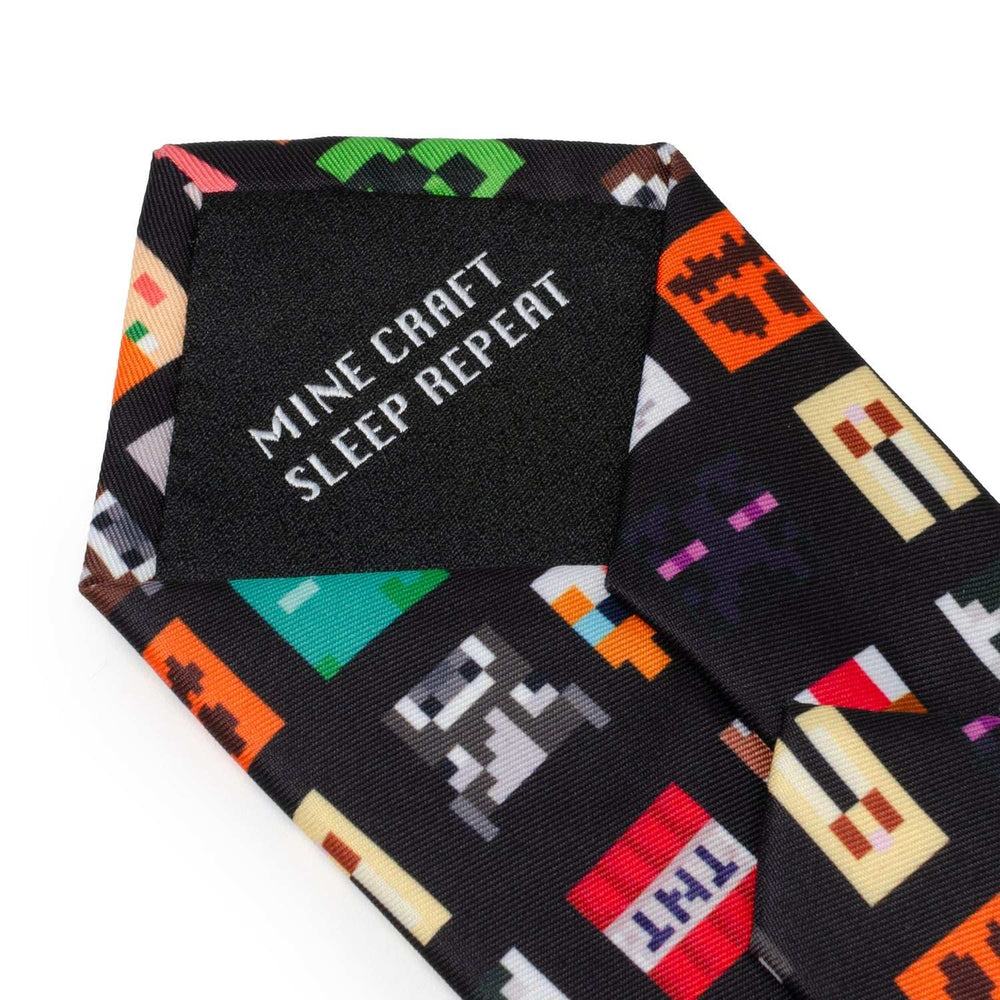 Minecraft Character Black Men's Tie - Cufflinks.com - Flyclothing LLC