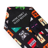 Minecraft Character Black Men's Tie - Cufflinks.com - Flyclothing LLC