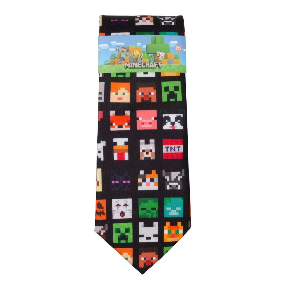 Minecraft Character Black Men's Tie - Cufflinks.com - Flyclothing LLC