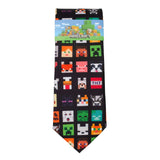Minecraft Character Black Men's Tie - Cufflinks.com - Flyclothing LLC