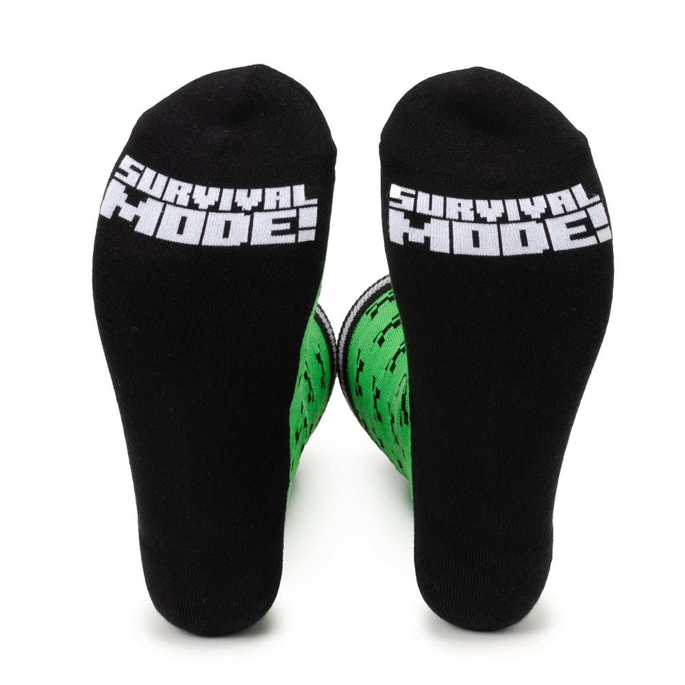 Minecraft Creeper Green Father/Son Sock Set - Cufflinks.com - Flyclothing LLC