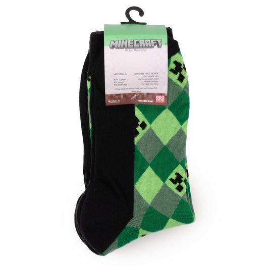 Minecraft Creeper Men's Sock Set – 3 Pairs - Cufflinks.com - Flyclothing LLC