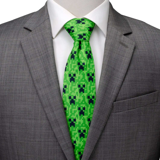 Minecraft Creeper Green Men's Tie - Cufflinks.com - Flyclothing LLC
