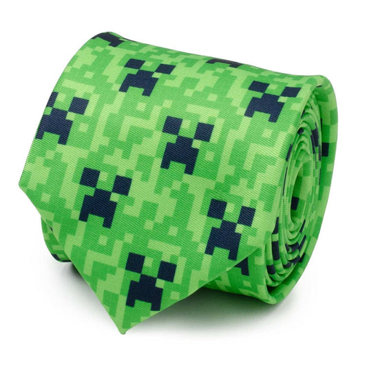Minecraft Creeper Green Men's Tie - Cufflinks.com - Flyclothing LLC