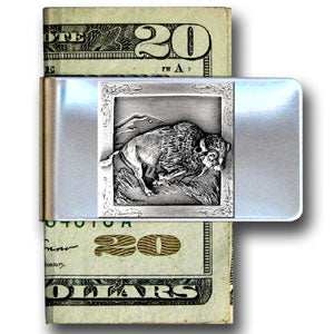 Large Money Clip - Buffalo - Siskiyou Originals - Flyclothing LLC