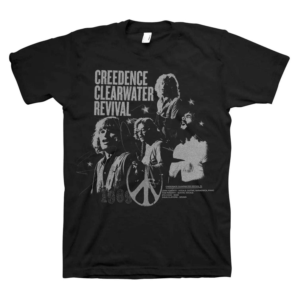 Creedance Peace Punk T shirt - Creedence Clearwater Revival - Flyclothing LLC