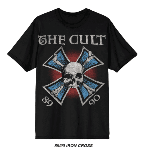 The Cult Iron Cross T-Shirt - The Cult - Flyclothing LLC