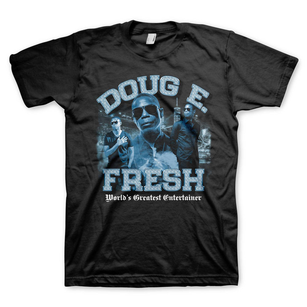 Doug E Fresh Blue T-Shirt - Doug E Fresh - Flyclothing LLC