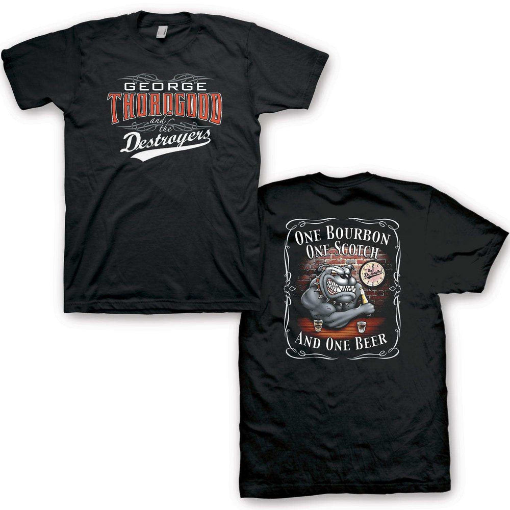 George Thorogood One Bourbon T-Shirt - George Thorogood - Flyclothing LLC