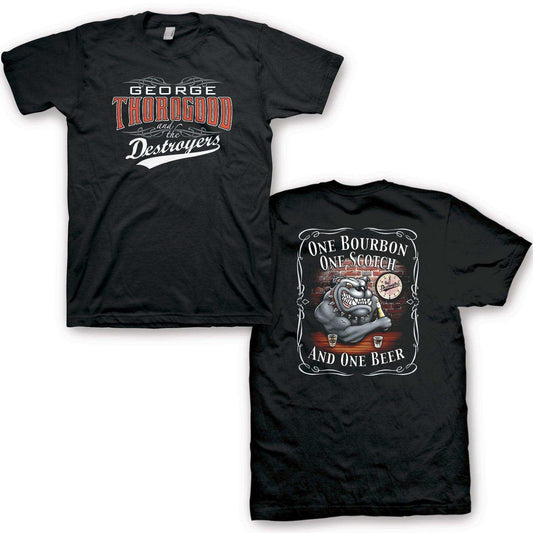 George Thorogood One Bourbon T-Shirt - George Thorogood - Flyclothing LLC