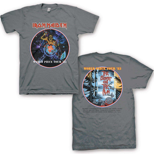 Iron Maiden World Piece Tour T-Shirt - Iron Maiden - Flyclothing LLC