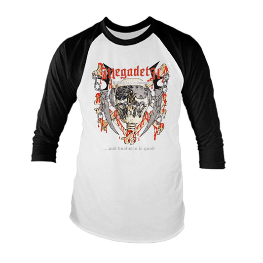 Megadeth Killing Is My Business Raglan - Megadeth - Flyclothing LLC