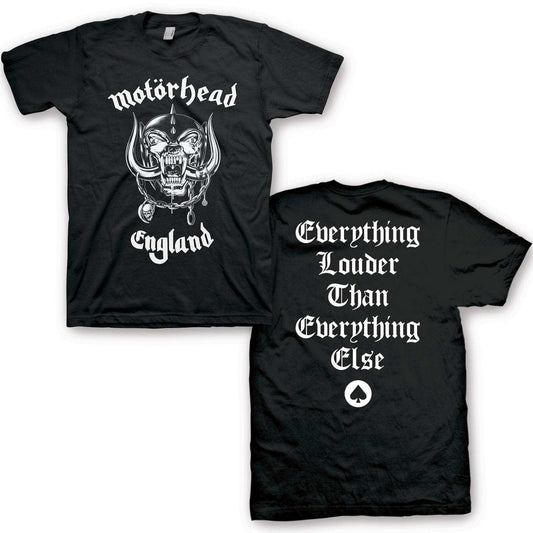 Motorhead Everything Louder- T-Shirt - Motorhead - Flyclothing LLC