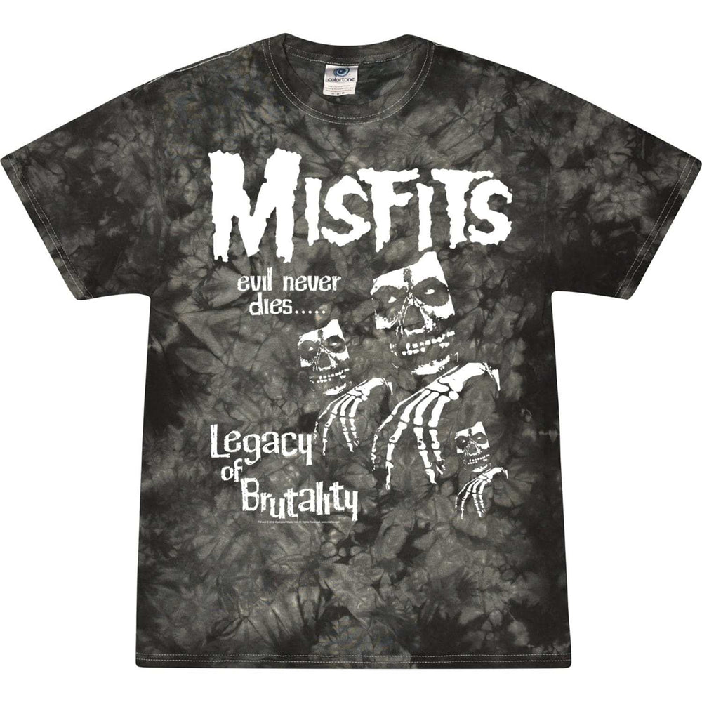 Misfits Legacy Black Tie Dye T-Shirt - Misfits - Flyclothing LLC