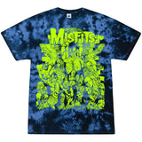 Misfits Earth AD Blue Green Tie Dye T-Shirt - Misfits - Flyclothing LLC