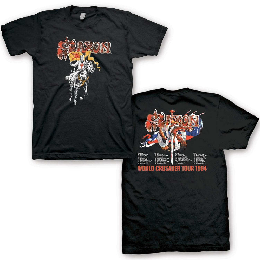 Saxon Vintage Crusader Men's T Shirt - Saxon - Flyclothing LLC