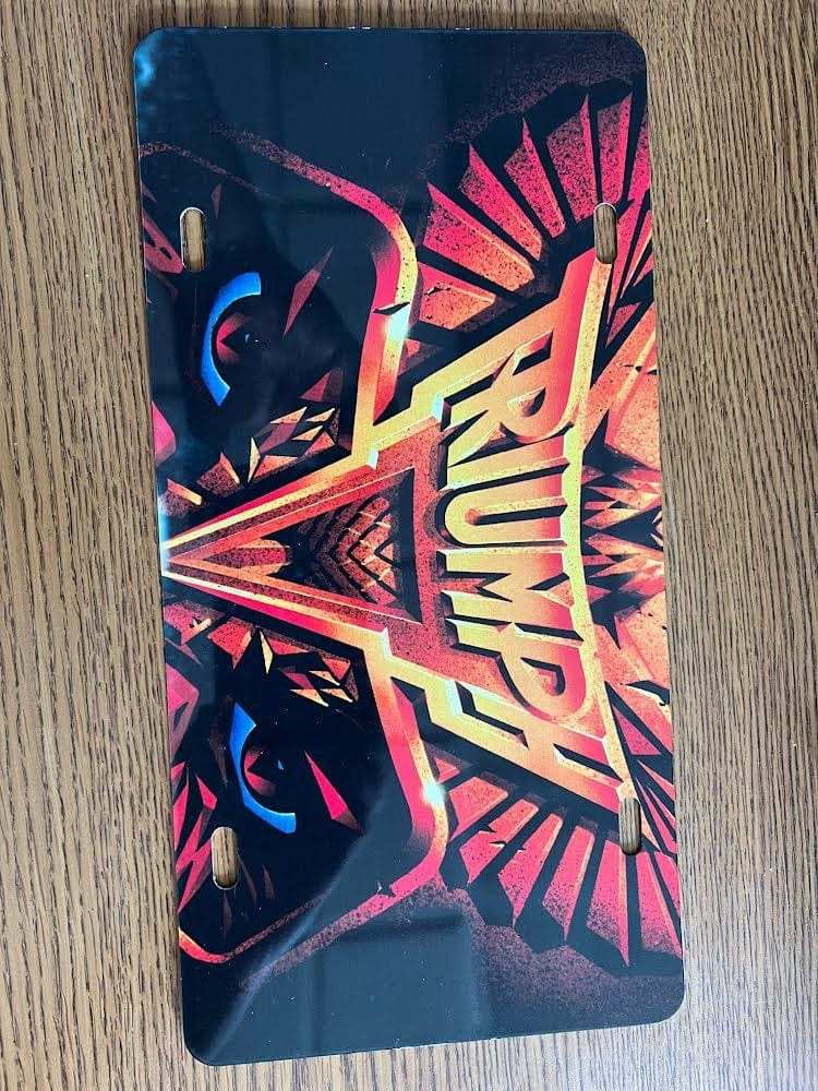 Triumph Never Surrender License Plate – Flyclothing LLC