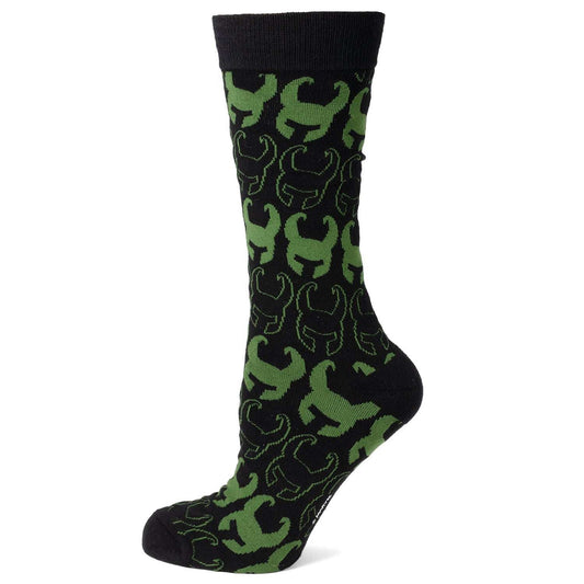 Marvel Avengers Loki Pattern Green and Black Gift Set - Cufflinks.com - Flyclothing LLC