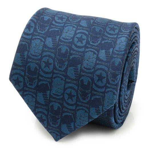 Marvel Avengers Men's Blue Tie - Cufflinks.com - Flyclothing LLC