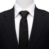 Marvel Avengers Paisley Icons Print Black Tie - Cufflinks.com - Flyclothing LLC