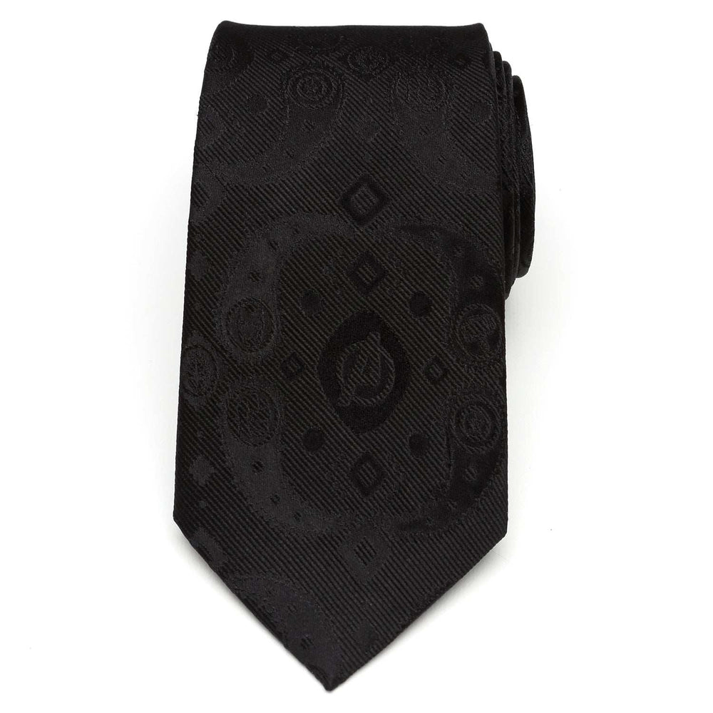 Marvel Avengers Paisley Icons Print Black Tie - Cufflinks.com - Flyclothing LLC