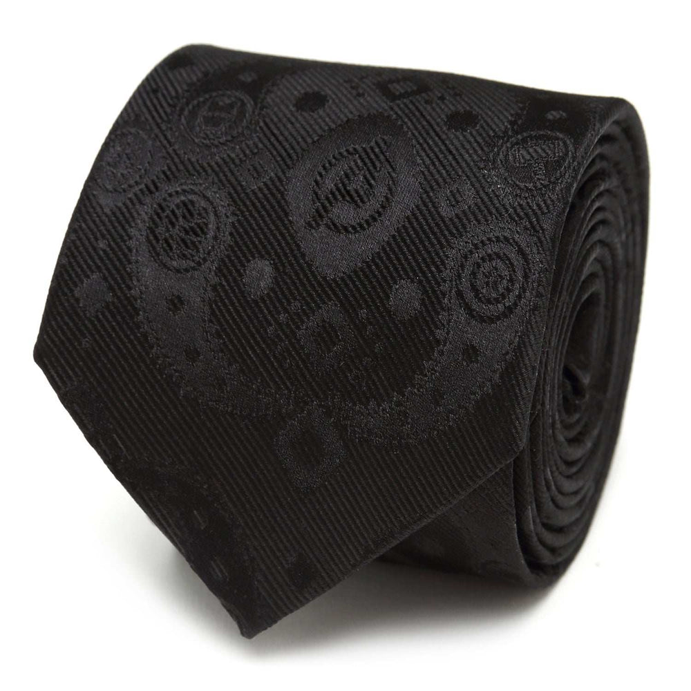 Marvel Avengers Paisley Icons Print Black Tie - Cufflinks.com - Flyclothing LLC