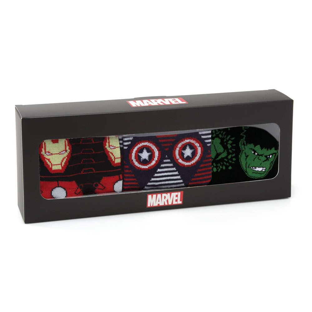 Marvel Avengers Favorites 3 Pair Socks and Lapel Pin Gift Set - Cufflinks.com - Flyclothing LLC