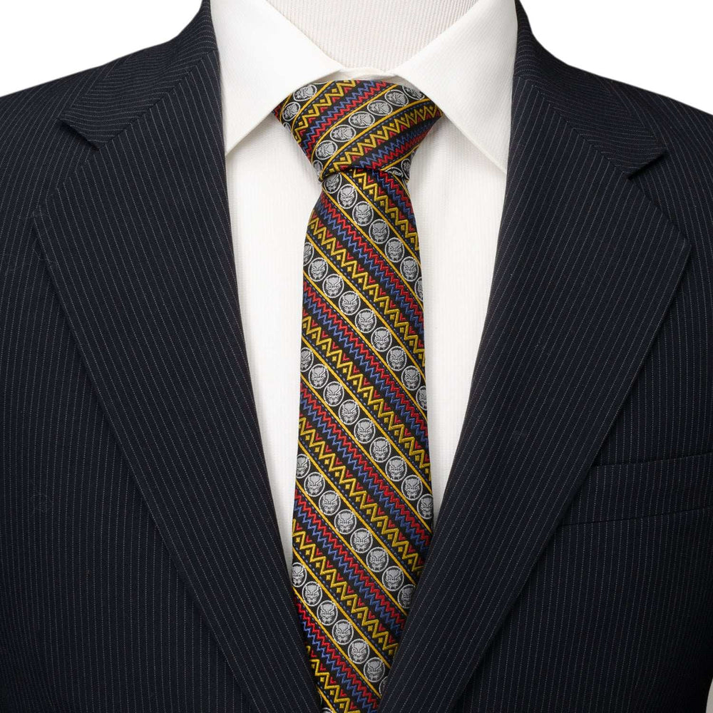 Marvel Black Panther Tribal Stripe Men's Tie - Cufflinks.com - Flyclothing LLC