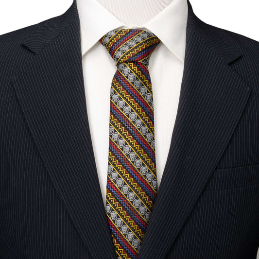 Marvel Black Panther Tribal Stripe Men's Tie - Cufflinks.com - Flyclothing LLC