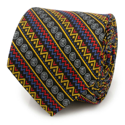 Marvel Black Panther Tribal Stripe Men's Tie - Cufflinks.com - Flyclothing LLC